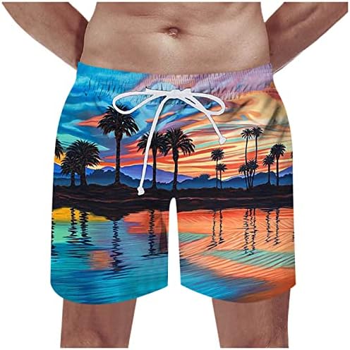 Board kratke hlače muškaraca, muške tiskane kratke hlače Nove havajske plaže modno prozračne hlače