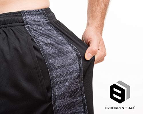 Muške premium aktivne atletske performanse kratke hlače s džepovima - 5 pakiranja
