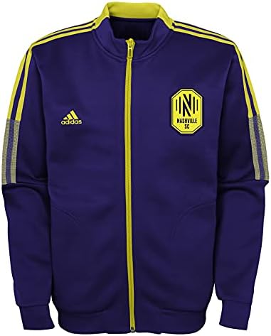 Adidas MLS Youth Boys Full Zip Anthem Travel Jacket