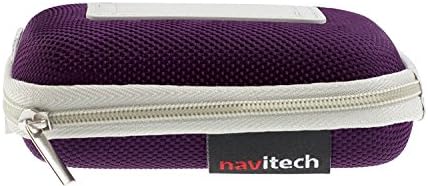 Navitech Purple Tvrdo zaštitne kućište za slušalice kompatibilno s audio tehcinom solidnim basom ath-cks550bt