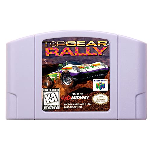 Nove N64 igre uložak Top Gear Rally verzija NTSC za N64 konzole Game Card