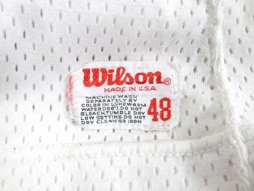 Krajem 1980 -ih početkom 1990 -ih San Francisco 49ers 99 IGRA KORIŠTENJE White Jersey 48 746 - Nepotpisana NFL igra korištena dresova