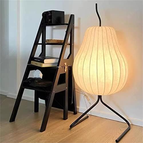 ANMMBER japanski tip wabi-sabi svilena podna svjetiljka u drevnoj dnevnoj sobi atmosfera lampica