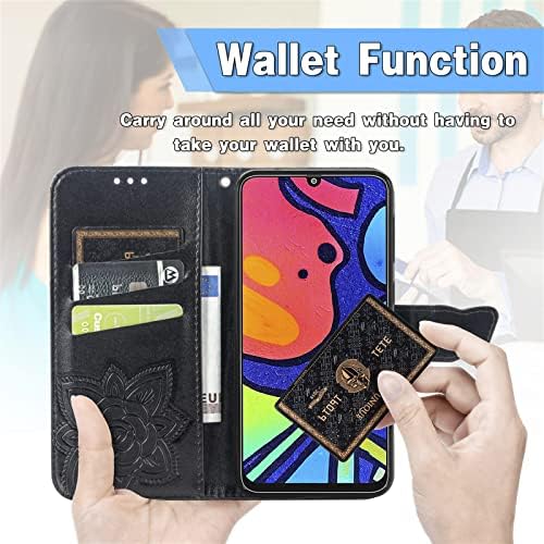 Torbica-novčanik XYX za LG Velvet 5G, utore za kartice od umjetne kože s alatom u obliku leptira, zaštitni poklopac poklopac-folio