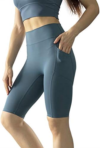 Burpada ženske biciklističke kratke hlače s džepovima joga trčanje u teretani za kompresiju atletske vježbe kratke hlače kontrola trbuha