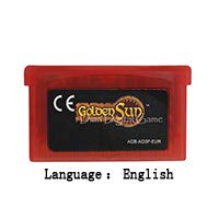 ROMGAME 32 -bitna ručna konzola za video igranje za video igre Golden Sun Engleski jezik EU verzija crvena školjka