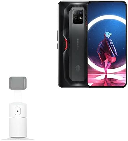 Boxwave postolje i mount kompatibilni sa ZTE Nubia Red Magic 7 Pro - PivotTrack360 Selfie Stand, Mount za praćenje lica za praćenje