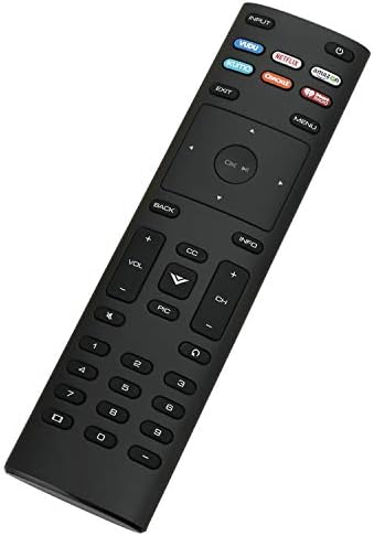 XRT136 Remote Control Replacement for Vizio TV w/VUDU Netflix XUMO Crankle iHeartRadio Shortcut Keys E48U-D0 E49U-D1 E50-D1 E50-E3