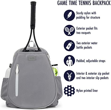 Teniski ruksak Od & pojačala; - sadrži Podstavljene i podesive trake-dva vanjska džepa za boce s vodom