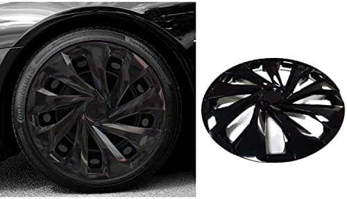 15 -inčni pucanje na hubcaps kompatibilno s Chevrolet cruze - set od 4 obruka naplatka za 15 inčne kotače - crno