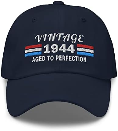 1944. 78. rođendan Vezeći tati šešir - Vintage 78 -godišnja odjeća za rođendan