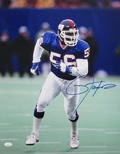 Lawrence Taylor Hof Autographed 16x20 Photo New York Giants JSA - Autografirane NFL fotografije