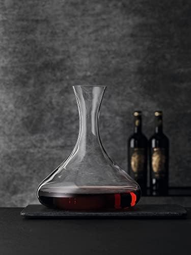 Nachtmann vivendi kolekcija vina decanter 26,5 unce, viski karafe, aerator, široka bazna boca, izrađena od vrhunskog kristalnog stakla,