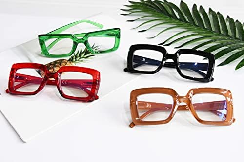 EyeKepper 4-pack progresivni multifokus naočale za čitanje plave svjetlosti za žene bez linije multifokalni čitatelji