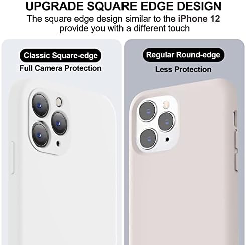 VOOII Kompatibilan s futrolom za iPhone 11 Pro Max, nadograđeni tekući silikon s [kvadratni rubovi] [zaštita kamere] [Mekana obloga