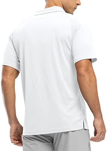 Rdruko muške polo majice s džepnim kratkim rukavima suho fit 1/4 zip golf sportske majice majice