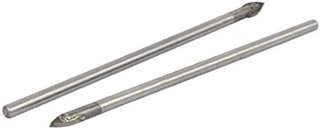 X-DREE 3 mm savjet dužine 70 mm Metalni okrugli svrdlo s trokutastim svrdlo za bušenje pločica 30шт (dužina 3 mm) 70 mm Metal redondo