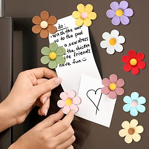 30 kom slatki cvjetni magneti za hladnjak 3 vas Magnetski ukras vrata hladnjaka cvijet od smole magneti za ormariće za kuhinjski dekor