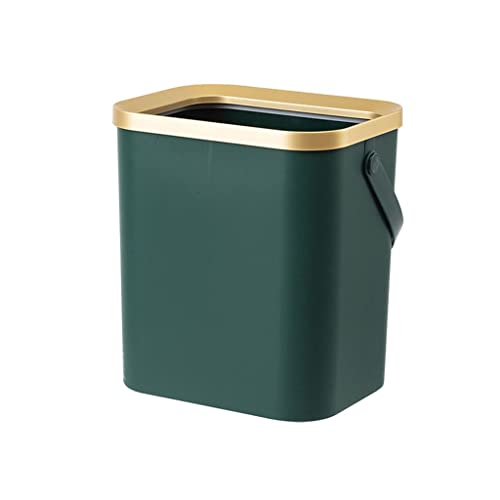 ; Zlatna kuhinjska i kupaonska kanta za smeće četveronožna plastična uska kanta za smeće s poklopcem