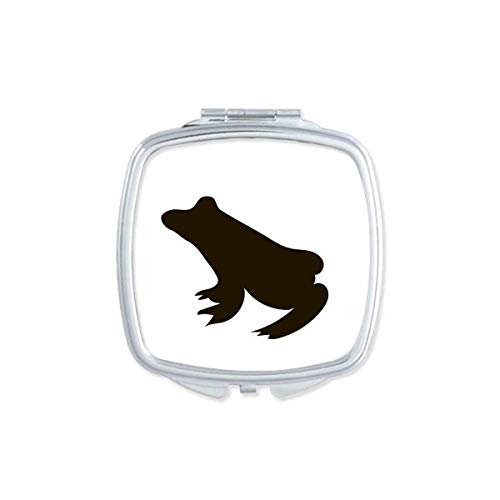 Crna žaba slatko životinjsko ogledalo prijenosno kompaktno Džepno ogledalo za šminkanje s dvostranim staklom