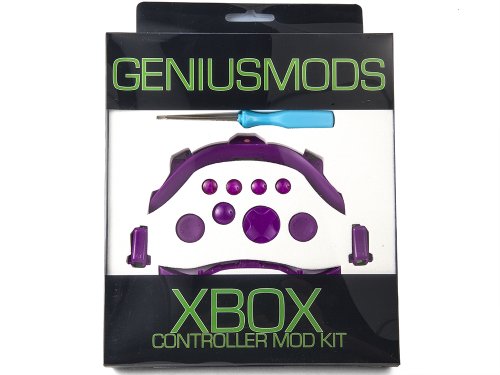 Purple Abxy/Guiste gumbi, Thumbsticks, D-Pad, okidači, RB LB komplet za Xbox 360 kontroler