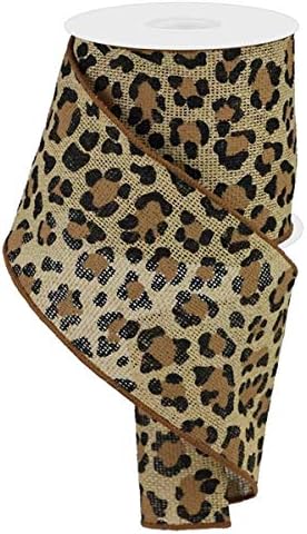 Ožičena vrpca leopard/Cheetah tisak za vijence, cvjetni aranžmani, omotavanje poklona, ​​zanat