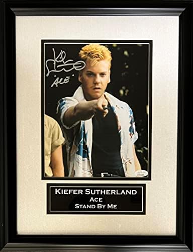 Kiefer Sutherland potpisao je upisani uokvireni 8x10 fotografija JSA svjedok Stand By Ace Ace