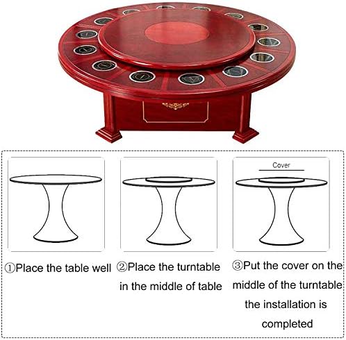 8-inčni aluminijski ležaj 8-inčni ležajevi okretnog stola 200 mm srebrni Okretni stol okretna ploča Okovi za blagovaonski stol