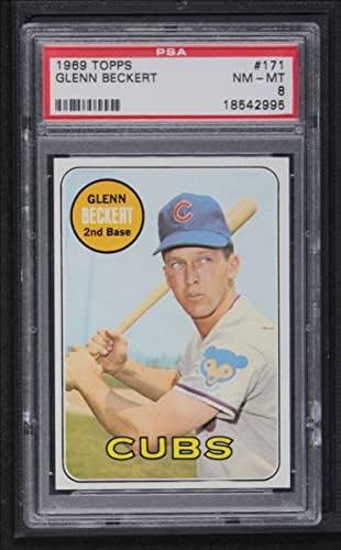 1969. Topps 171 Glenn Beckert Chicago Cubs PSA PSA 8,00 CUBS