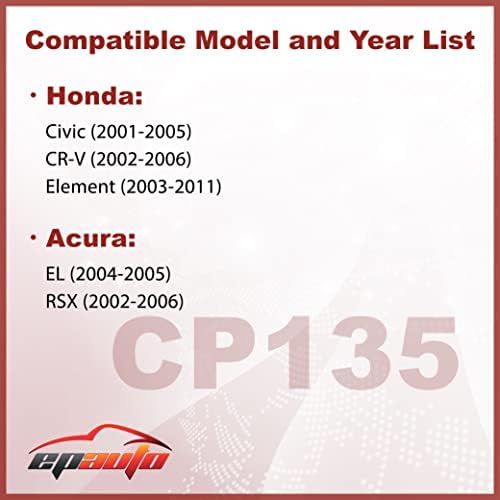 Epauto CP135 Zamjena za Honda/Acura Premium kabinski filter uključuje aktivni ugljik