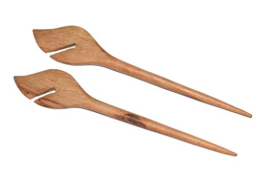 Drvene kopče za šal 8 cm tiskani štapići za kosu drvena kopča za kosu štapići za jelo drvena kopča za kosu igla pribor za nakit par