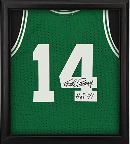 Bob Cousy Boston Celtics uokviren Autografirani Mitchell & Ness Green Swingman Jersey Shadowbox s natpisom Hof 71 - Autografirani NBA