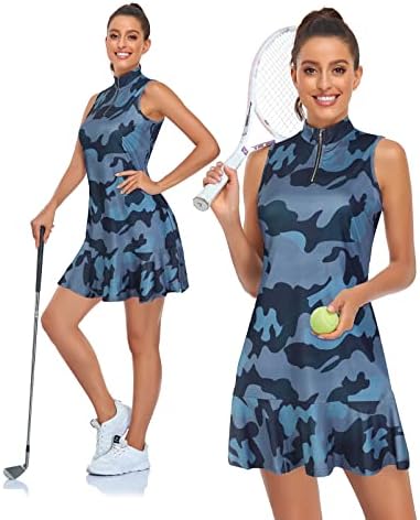 Cucuchy Womens Golf Tenis haljina bez rukava bez rukava atletski sportske haljine