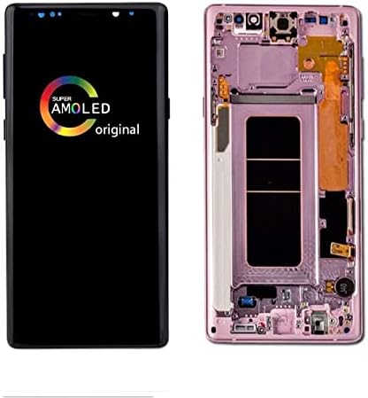 [Лавандово-ljubičasta okvir] Amoled LCD za Samsung Galaxy note9 Digitizer Touch Screen sklop Zamjena LCD zaslona n960 n960U n960W SM-n960F