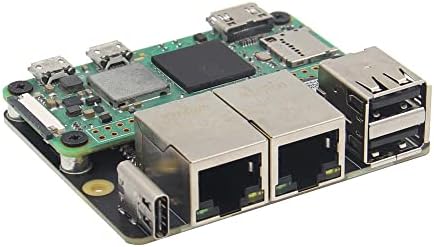 Geekworm Raspberry Pi Zero 2 W Soft Router Dual 100m Ethernet Expansion Board X305 i USB Hub za Raspberry Pi Zero 2W/Zero W