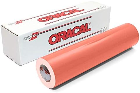 Oracal 651 sjajni stalni vinil 12 inča x 6 stopa-koralj, broj modela: 651-12006-341-koralni