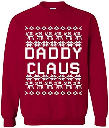 Tata Claus - Smiješan ružni džemper božićni posadi majica