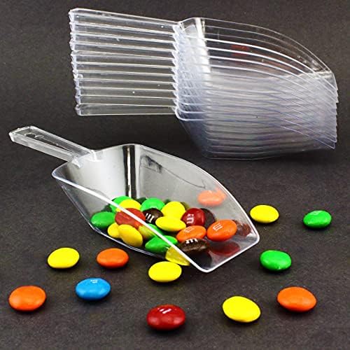 12pcs mala 6 prozirna akrilna plastika Kuhinjski Slatkiši desert švedski stol hrana bombon kokice šećerne žlice