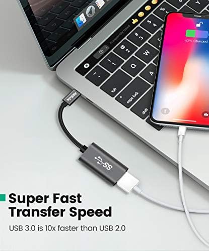 Akholz USB C na USB adapter, USB na USB C adapter, Thunderbolt 3 na USB 3.0 ženski adapter OTG kabel za iPad Air 2020, MacBook Pro/Air