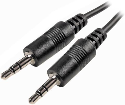 Kabeli neograničeni AUD-1100-50 50 stopa 3,5 mm muški do muški stereo kabel-crni