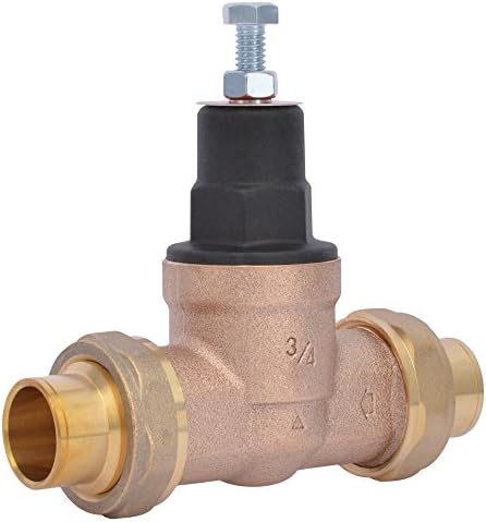 Gotovina ACME 3/4 inča EB45 znoj dvostruki sindikalni tlak regulirajući ventil, 45 psi, 23889-0045