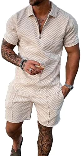 Birw muški kratki setovi 2 komada odjeće Polo košulje Moda Summer TrackSuits casual set kratkih rukava i kratkih hlača postavljenih