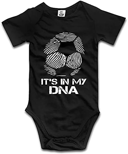 Nogomet je u mojoj DNK bebi penjajući se s kratkim rukavima Onesie/pamuk dugi rukav romper