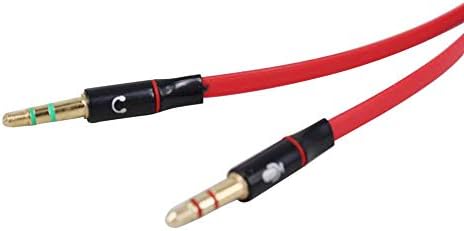 Priključnica od 3,5 mm-2 utikača pozlaćeni mikrofon za slušalice audio priključnica-razdjelnik ravni kabel…
