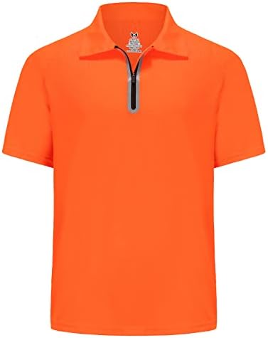 Muške velike i visoke golf polo majice vlage vlage Wicking Sunce zaštite od kontrasta u boji patchwork golf košulje