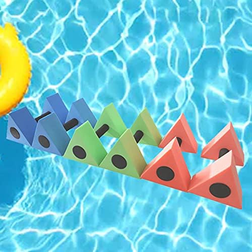 Ultralight trening voda plutajući trokut bumbole za plivanje-bučica visoke gustoće eva-foam za vodeni aerobika vodeni aerobika, fitness