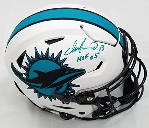 Dan Marino s autogramom Miami Dolphins, Riddell-ova kaciga u MIB-u kojoj je svjedočio Beckett-NFL kacige s autogramom