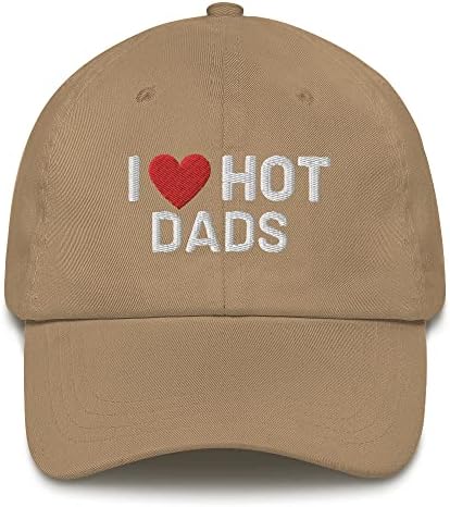 Volim vruće tate srce izvezeni tati šešir R-ocjeni humor smiješni šešir