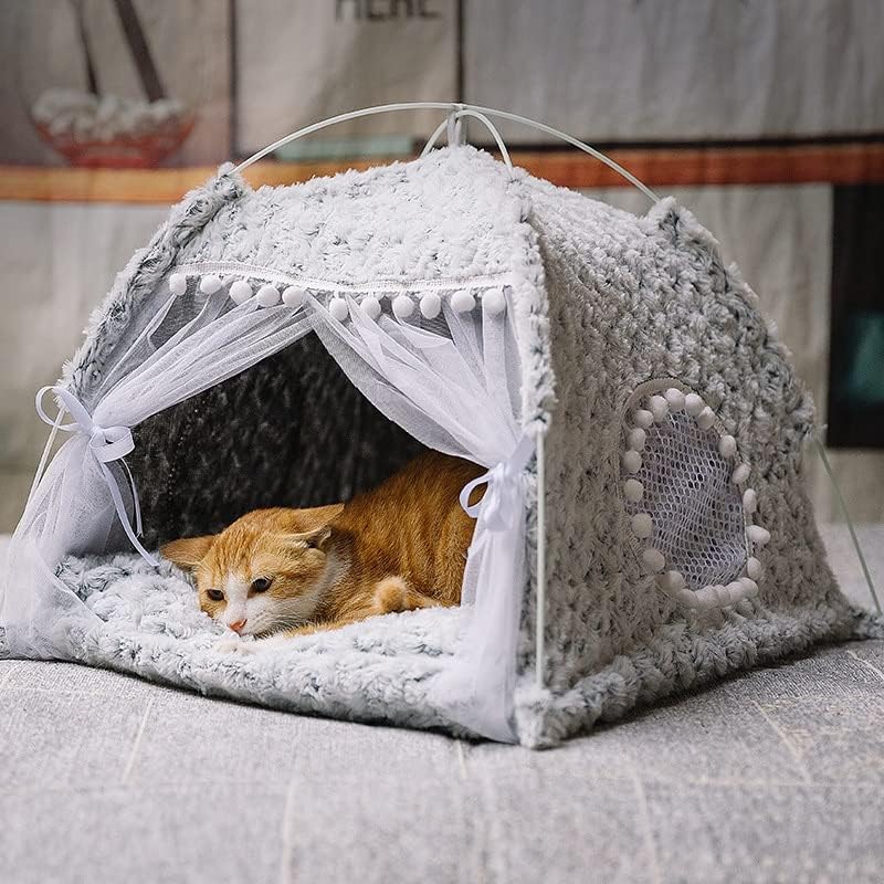 Krevet za mačke _ zajednička ugodna viseća mreža s podom Sklopivi šator za mačke kućica za pse krevet košara za kućne ljubimce jastuk