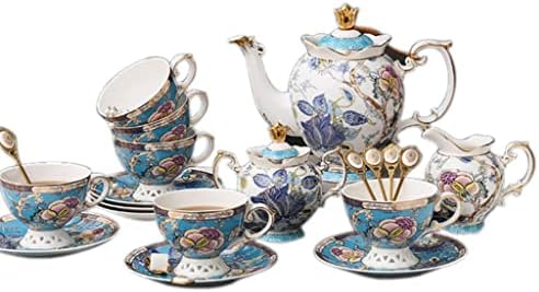 Houkai Britanski popodnevni čaj za čaj, šalica kave od kostiju, europski stil mali keramički set za kavu
